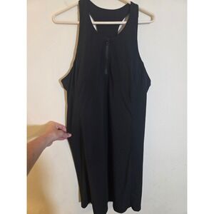 Zella Black Quarter Zip Racerback Active Dress Plus Size 1X 5114621